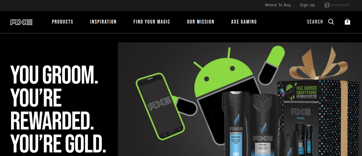 AXE ultimate phone pack Logo