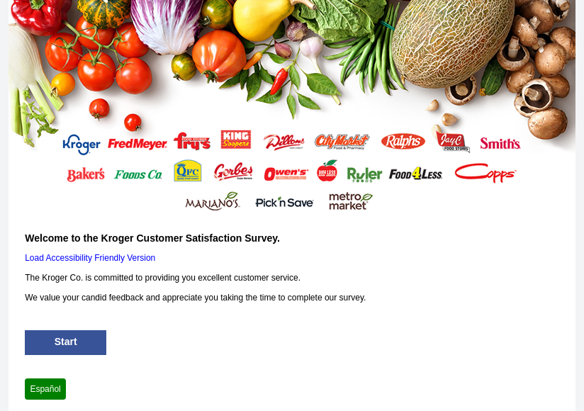 Kroger Customer Satisfaction Survey
