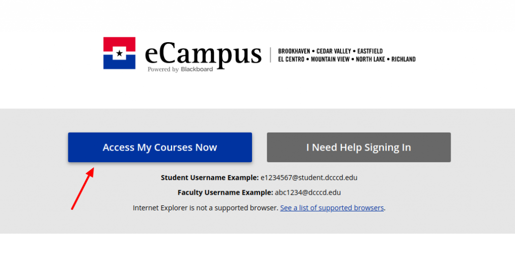 Ecampus dcccd edu Dcccd Ecampus Account Login Guide