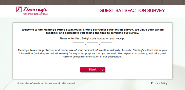 Fleming s Guest Satisfaction Survey