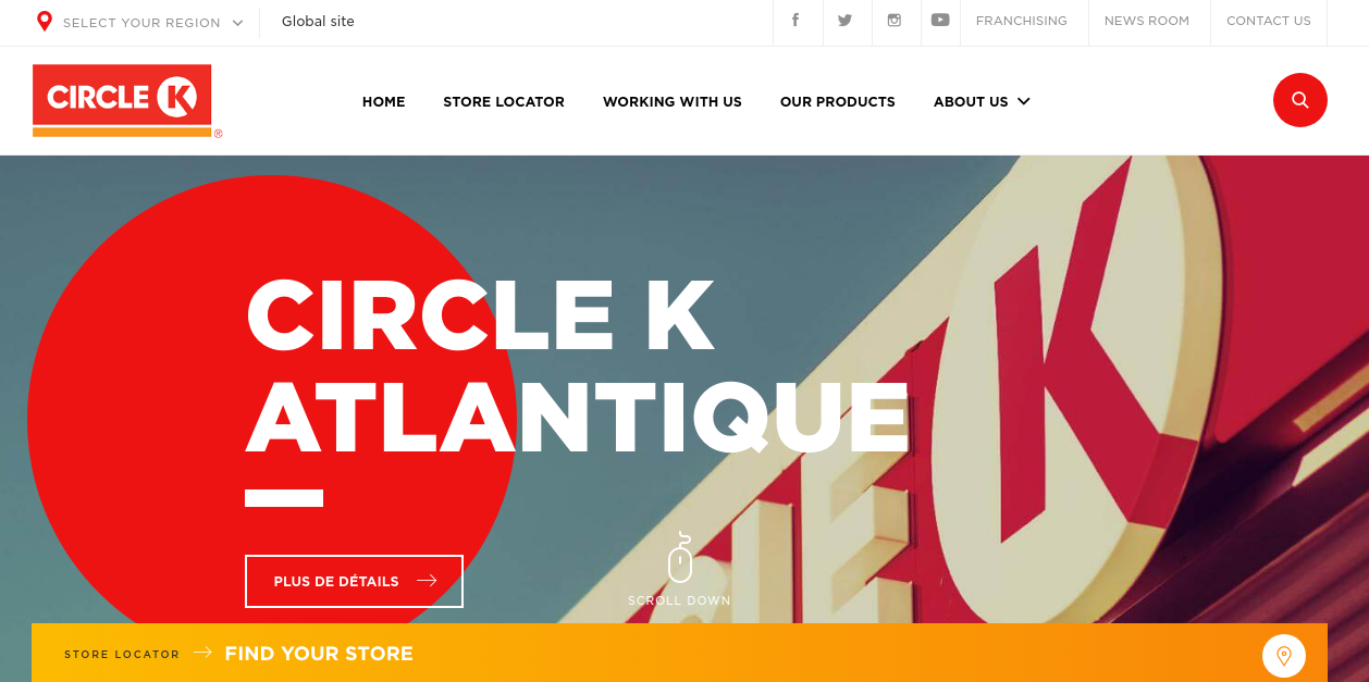 Homepage Circle K