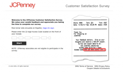 JCPenney Customer Satisfaction Survey