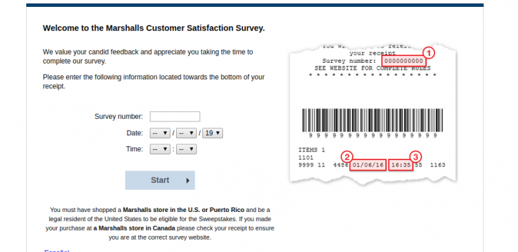 Marshalls Customer Satisfaction Survey