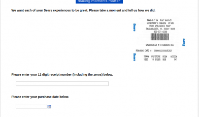 Sears Survey