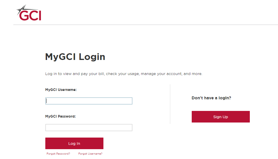 MyGCI Login