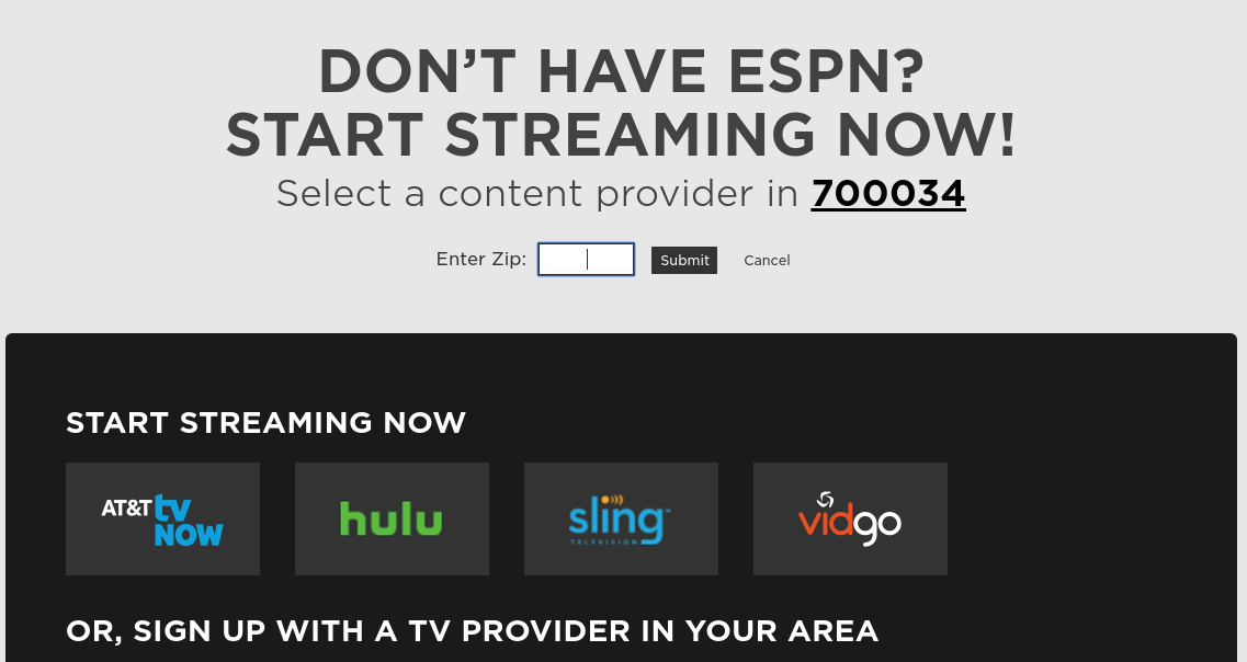 Get ESPN Instant Access