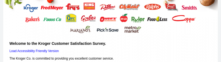 Kroger Customer Satisfaction Survey