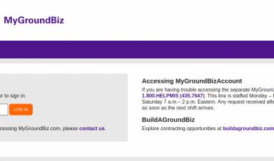 MyGroundBiz Login