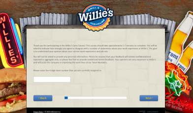 Willie s Grill Icehouse Employee Survey