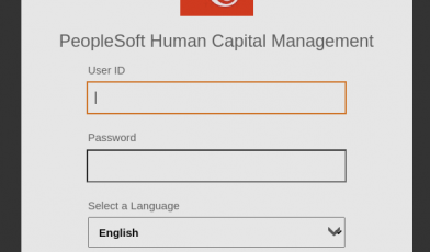 PeopleSoft Login