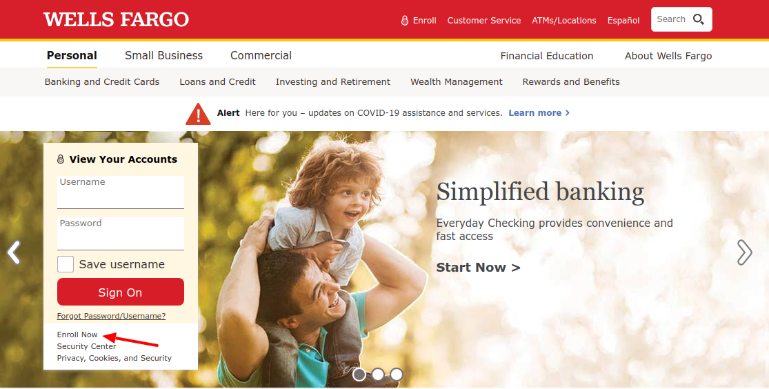 Wells Fargo Credit Card Enroll