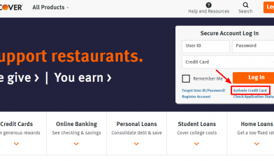 Activate Discover Credit Card