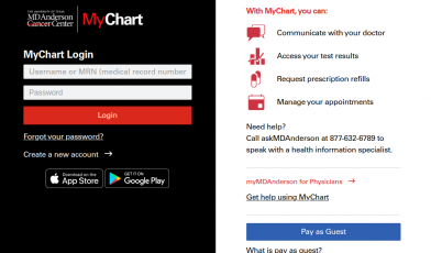 My MD Anderson Login