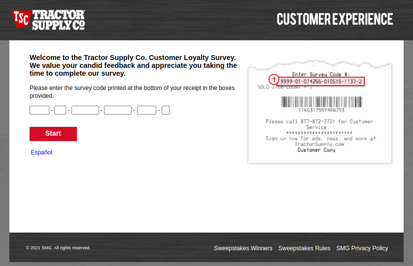 Tractor Supply Survey