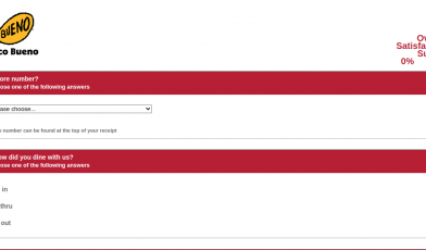 Taco Bueno Survey