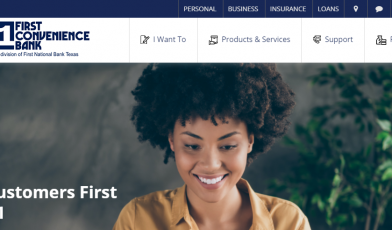 first convenience bank login