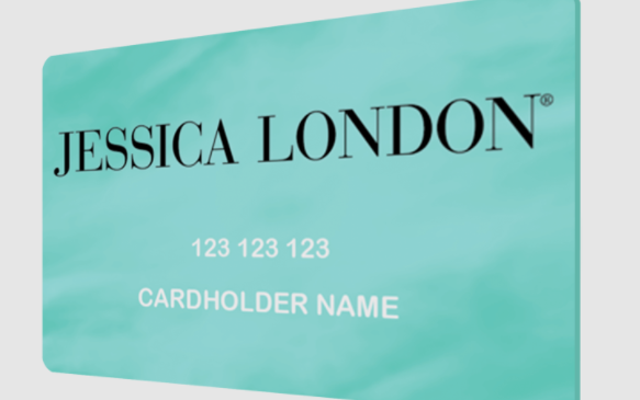 jessica london credit card logo