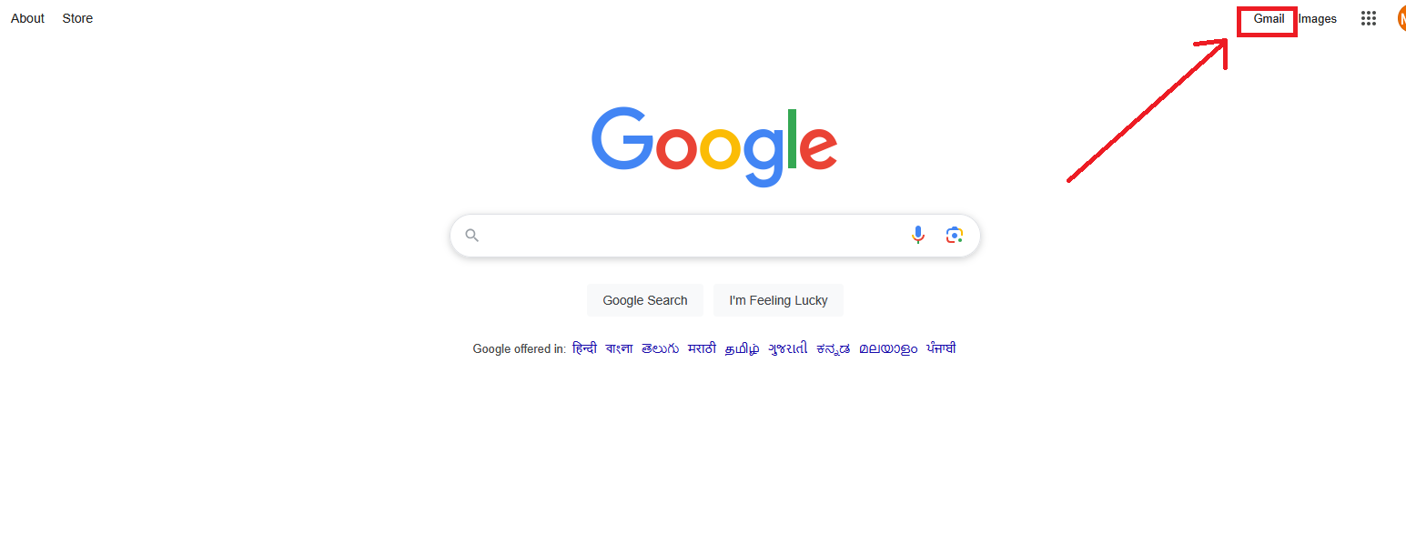 Google main Page