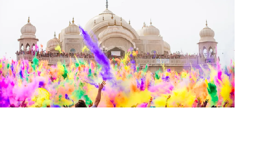 Holi celebration in USA